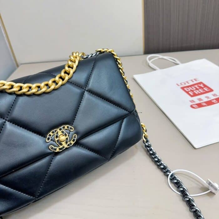 Chanel 19 Bag In Midnight Blue 28cm - Image 3