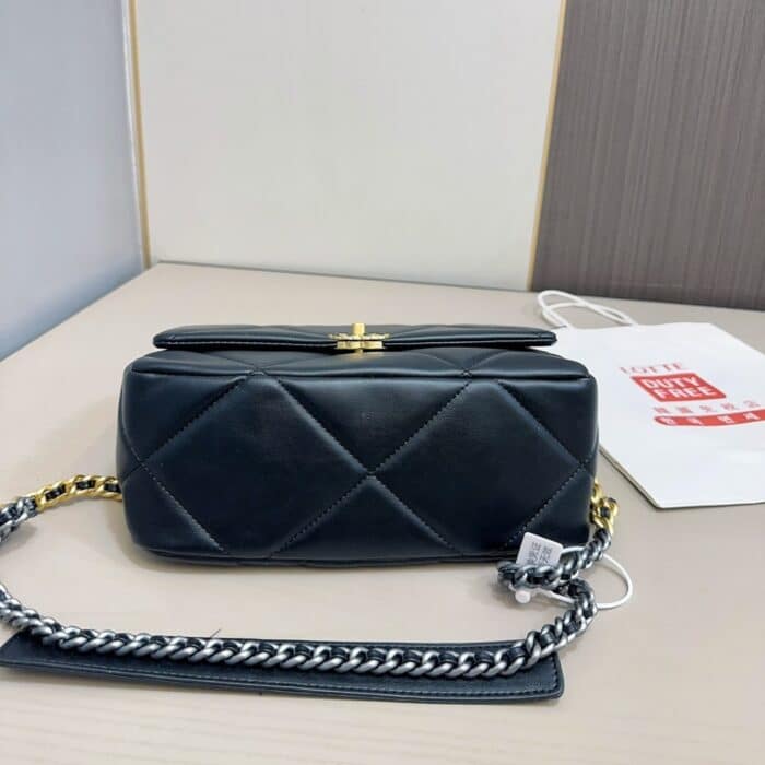 Chanel 19 Bag In Midnight Blue 28cm - Image 4