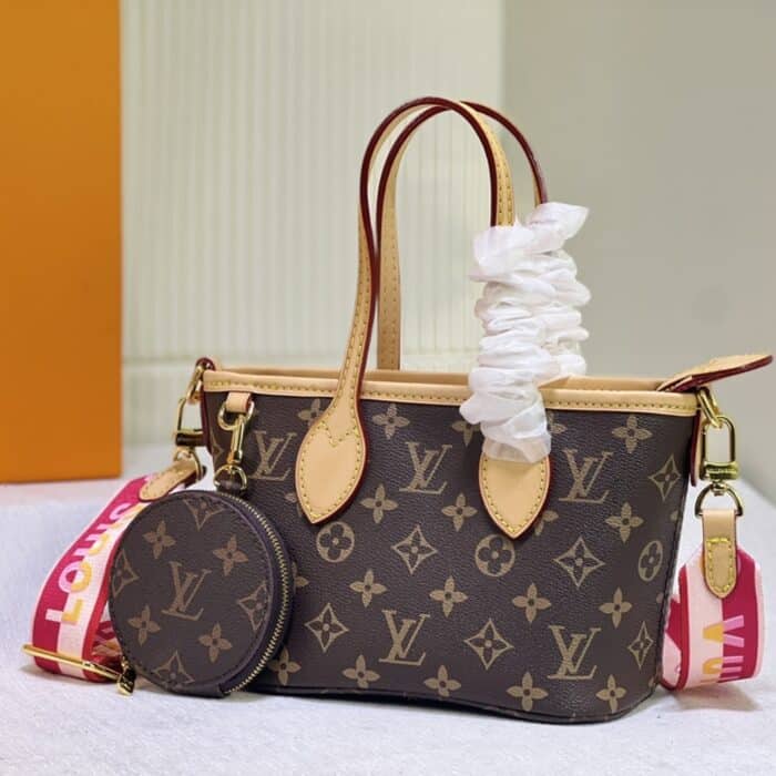 Louis Vuitton Neverfull BB Bag Peony Pink 24cm M46705 - Image 4