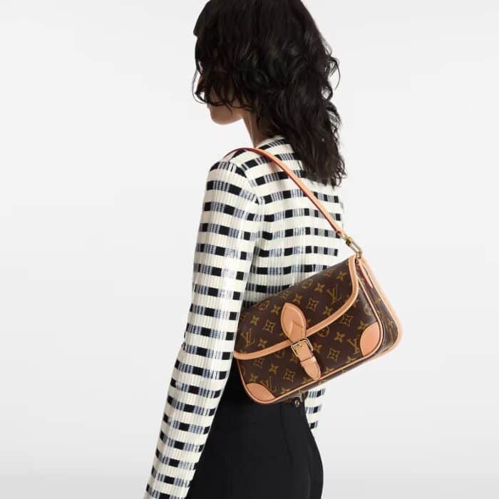 Louis Vuitton Diane Bag Monogram Black 24cm M45985 - Image 5