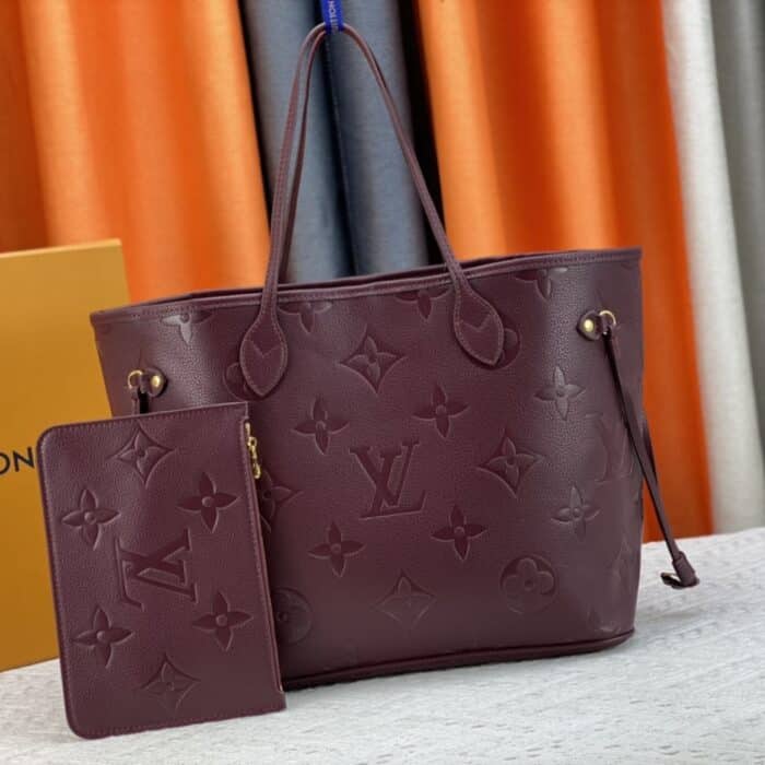 Louis Vuitton Neverfull Bag Wine Red 31cm M46599 - Image 4