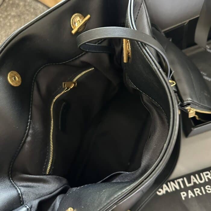 Saint Laurent Jamie 4 3 Shopping In Black 33cm 809824AAB321000 - Image 5