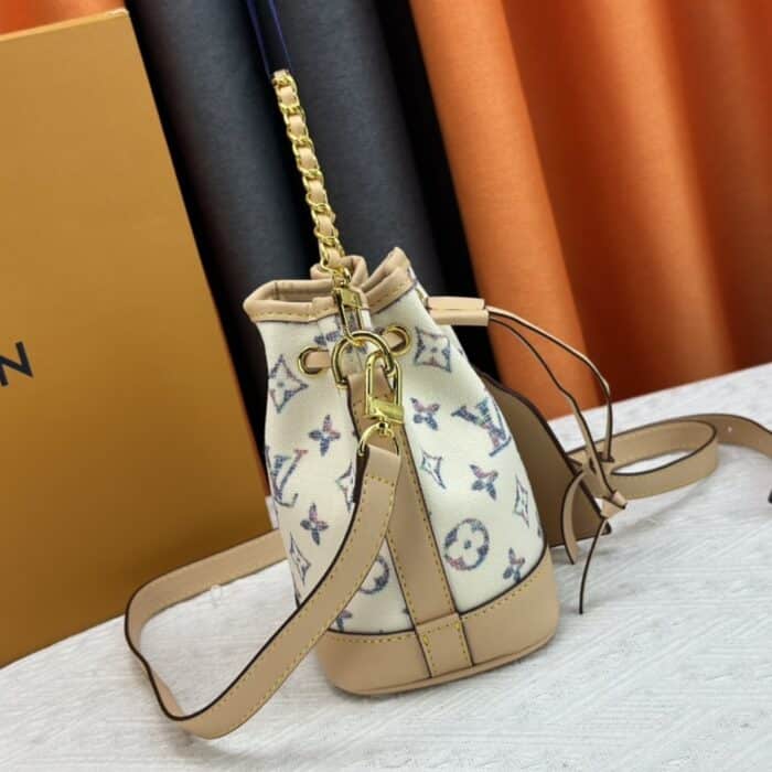 Louis Vuitton Nano Noé Bag White 16cm M83453 - Image 5