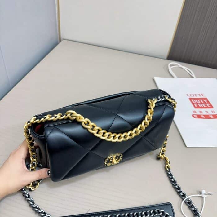 Chanel 19 Bag In Midnight Blue 28cm - Image 5