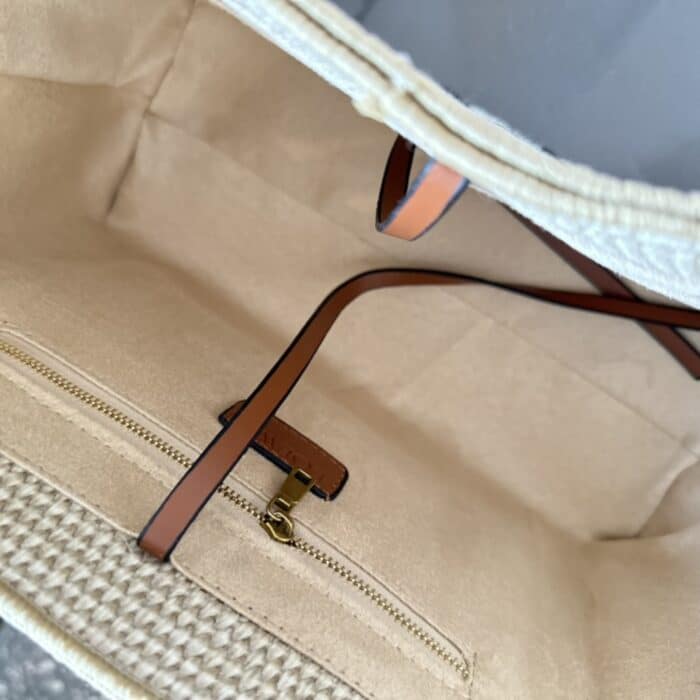 Loewe Small LOEWE Font Tote Natural 24cm A685B59X03 2123 - Image 5