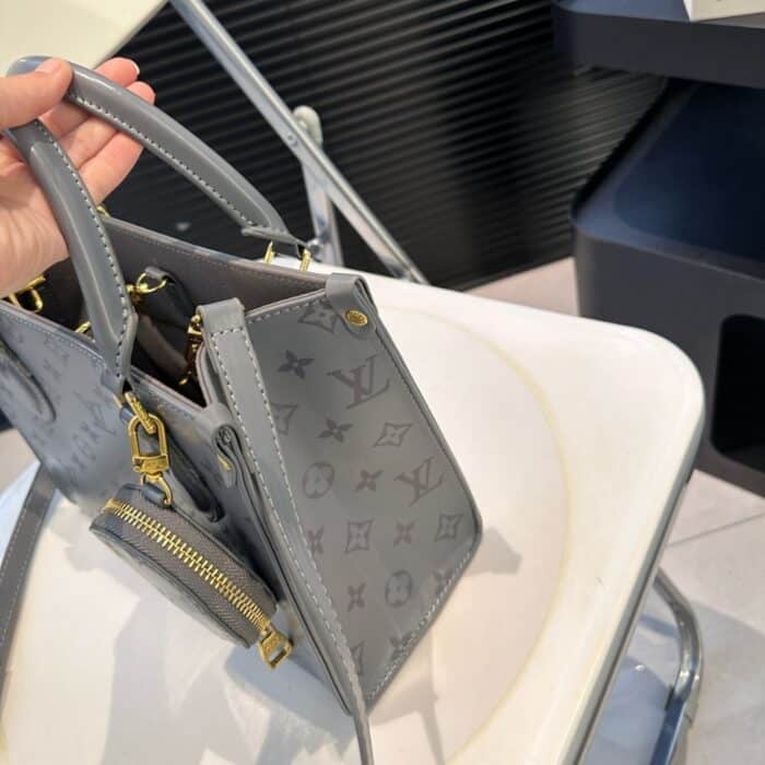 Louis Vuitton Onthego Pm Trianon Gray 25cm M12465 - Image 6