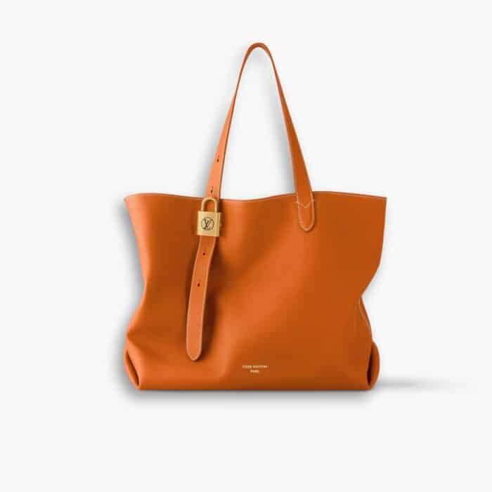 Louis Vuitton Low Key Cabas Bag Cognac Brown 35cm M25342