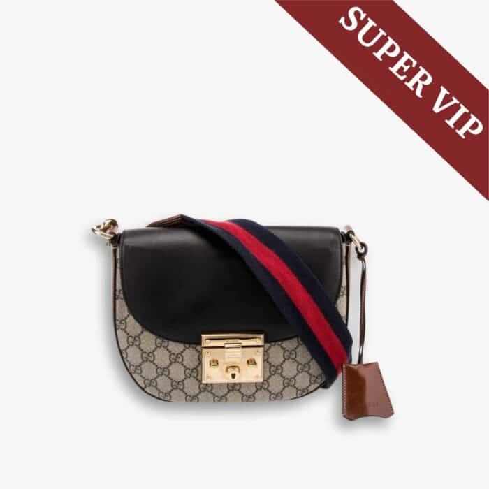 Super Vip 1:1 - Gucci Padlock Bag 25cm Black Brown 453189
