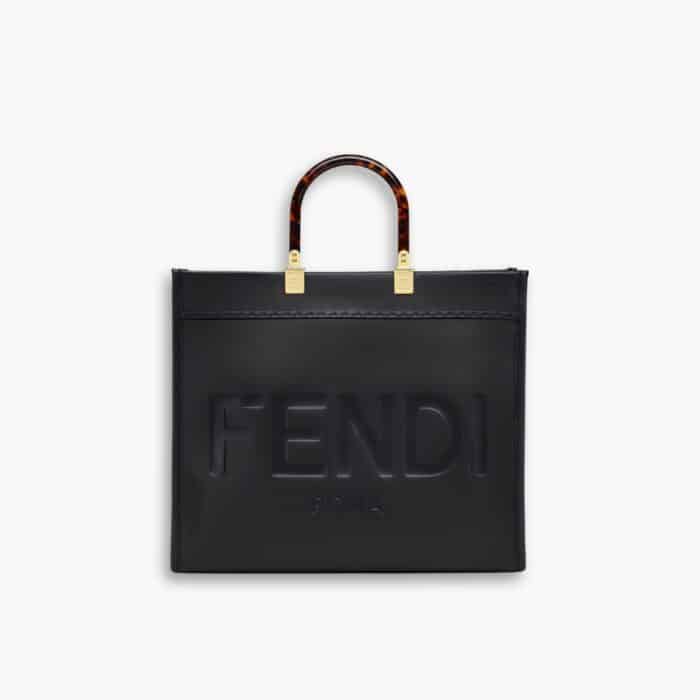 Fendi Sunshine Medium Bag Black 35cm 8BH386ABVLF0KUR