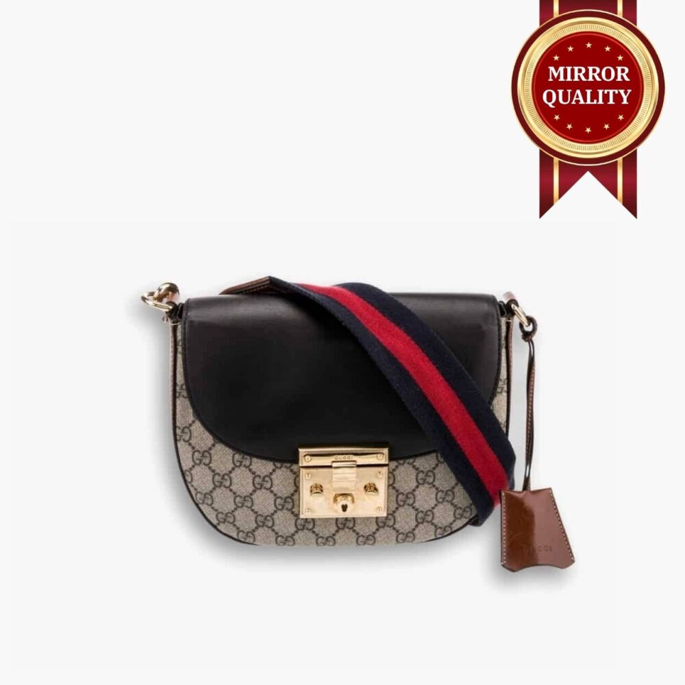 Mirror Quality - Gucci Padlock Bag Black And Brown 25cm 453189