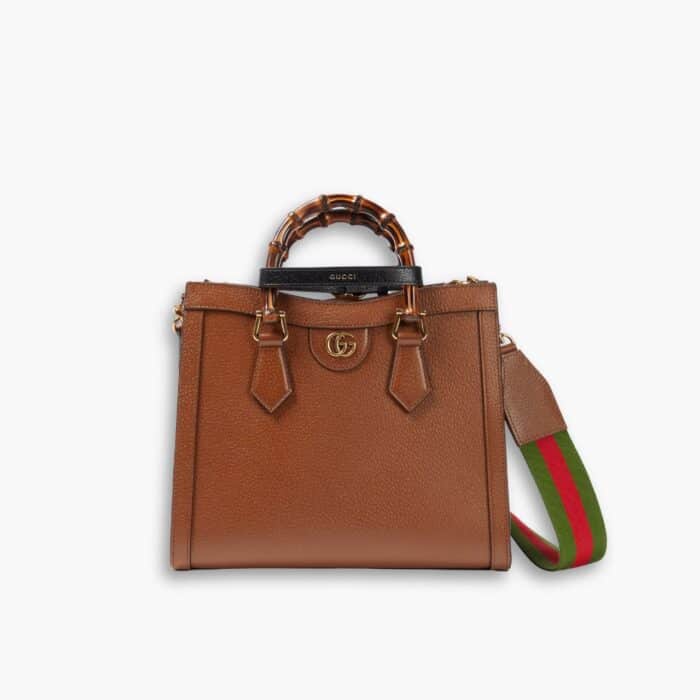 Gucci Diana Tote Bag Brown 27cm