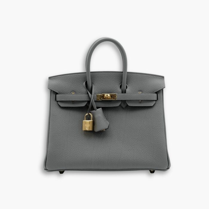 Hermes Birkin 25 Togo Gris Meyer 25cm