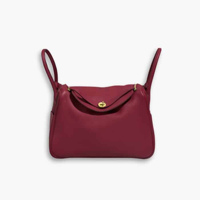 Hermès Lindy 26 Taurillon Clemence Rouge H 26cm