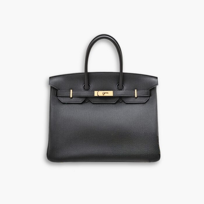 Hermes Birkin Togo Handbag Black 35cm