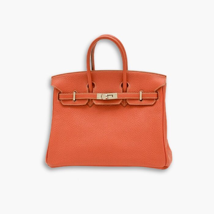 Hermes Birkin Togo Handbag Orange 35cm