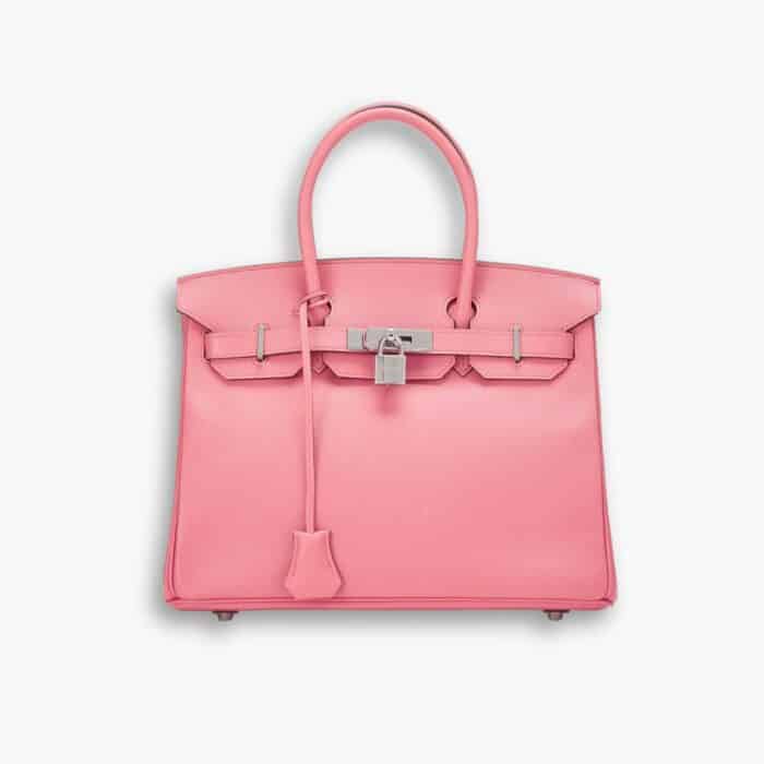 Hermes Birkin 25 Bag Epsom Rose Dete 25cm