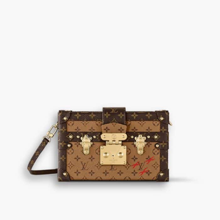 Louis Vuitton Petite Malle Bag Monogram Reverse 19cm M45960