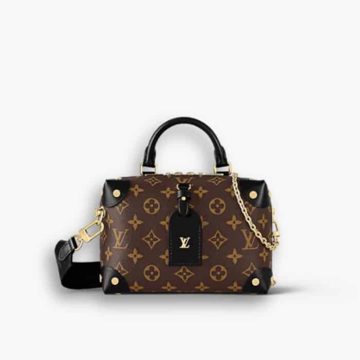 Louis Vuitton Petite Malle Souple Monogram Black 20cm M45571