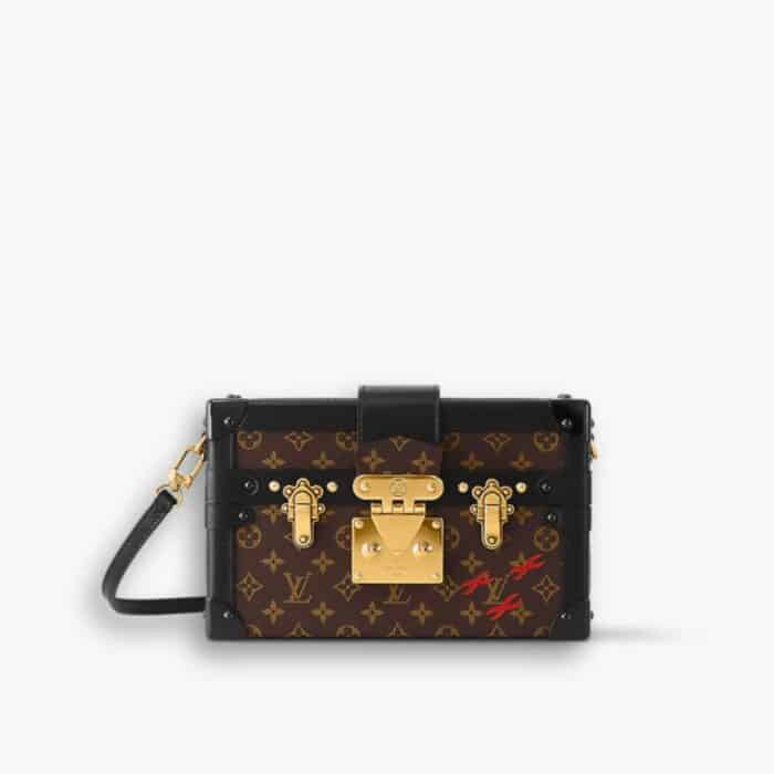 Louis Vuitton Petite Malle Bag Monogram 19cm M45943
