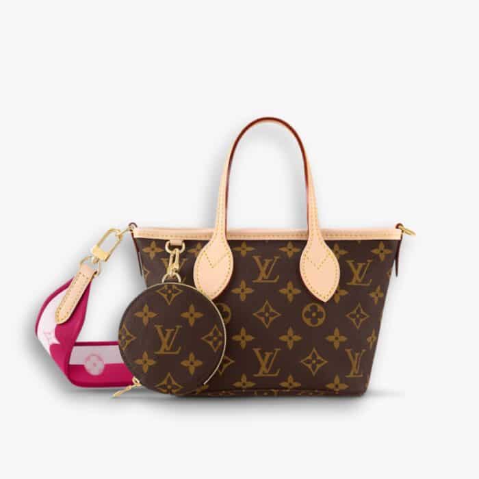 Louis Vuitton Neverfull BB Bag Peony Pink 24cm M46705