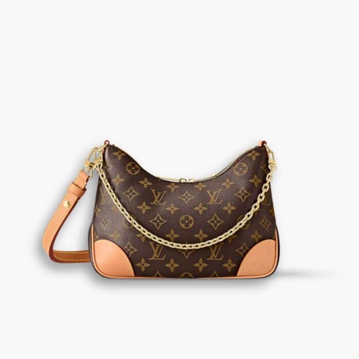 Louis Vuitton Boulogne Handbag Monogram Brown 25cm M45832