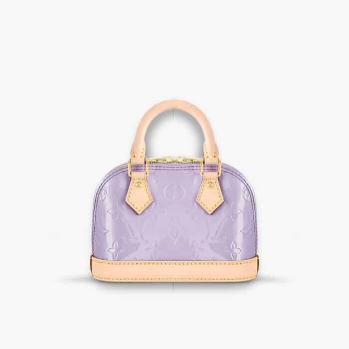 Louis Vuitton Nano Alma Glossy Lilac 18cm M82974