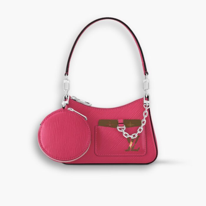 Louis Vuitton Marellini Bag Grenade Pink 20cm M25249