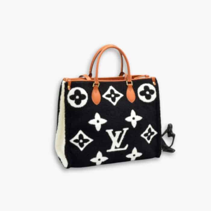 Louis Vuitton Monogram Giant Teddy Onthego Black 38cm