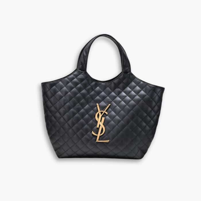 Saint Laurent Icare Maxi Shopping Bag Black 58cm
