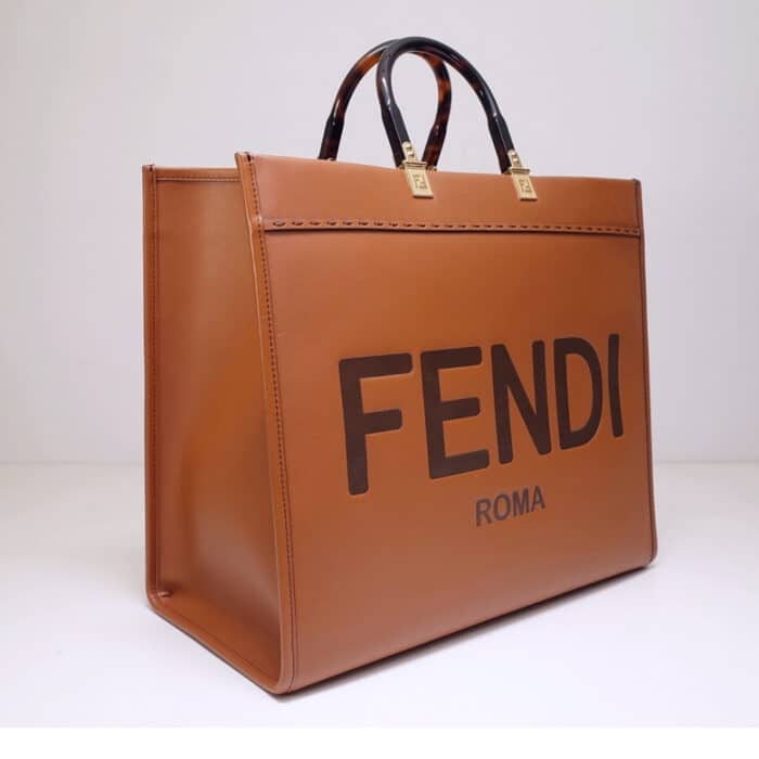 Fendi Sunshine Large Bag Brown 40cm 8BH372ABVLF0PWZ - Image 2