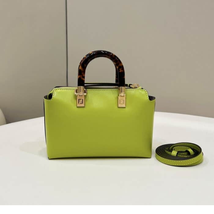 Fendi By The Way Boston Bag Green 17cm 8BS067ABVLF1JCP - Image 3