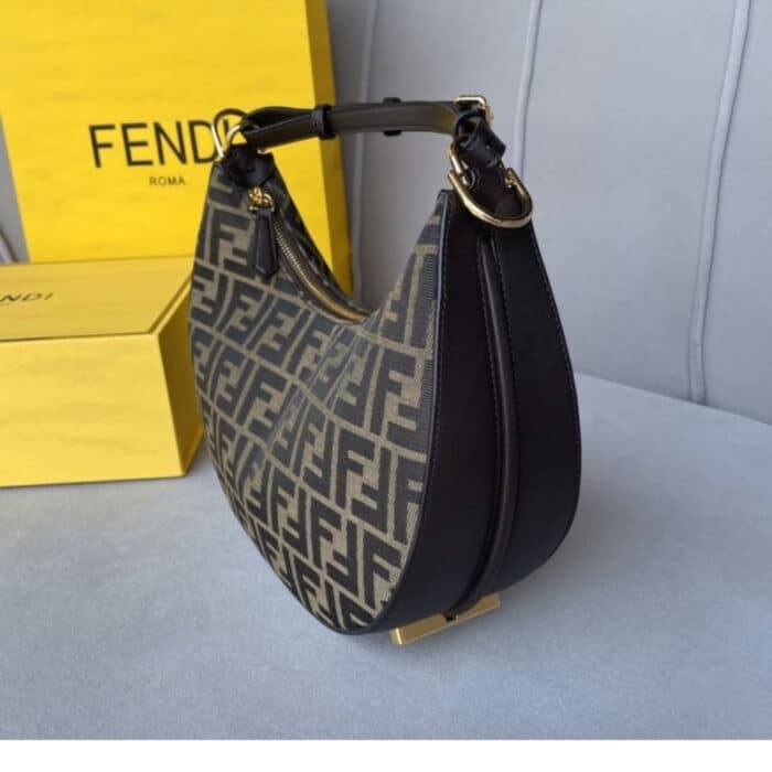 Fendi Fendigraphy Bag Brown 28cm - Image 3