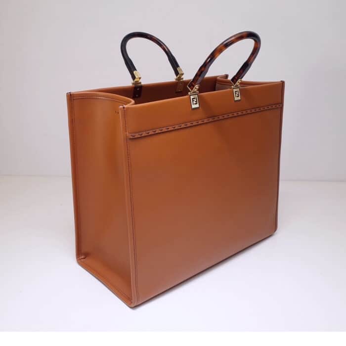 Fendi Sunshine Large Bag Brown 40cm 8BH372ABVLF0PWZ - Image 3