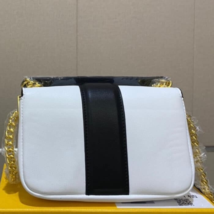 Fendi Baguette Mini Bag White 19cm - Image 4