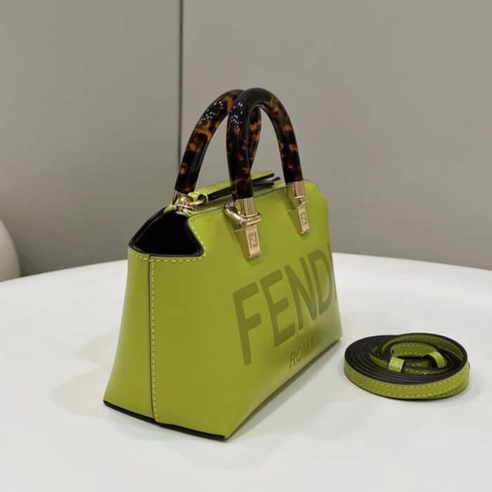 Fendi By The Way Boston Bag Green 17cm 8BS067ABVLF1JCP - Image 5