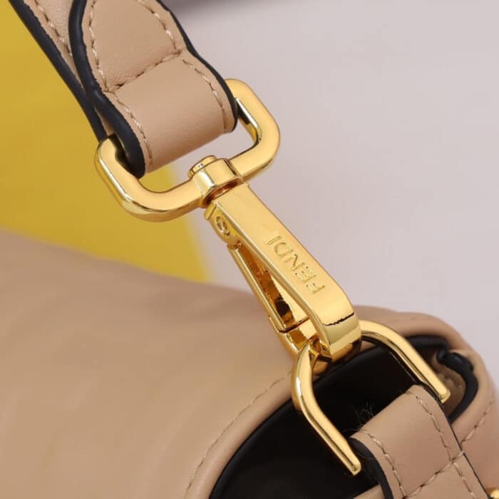 Fendi Baguette Nappa Bag Beige 27cm - Image 6