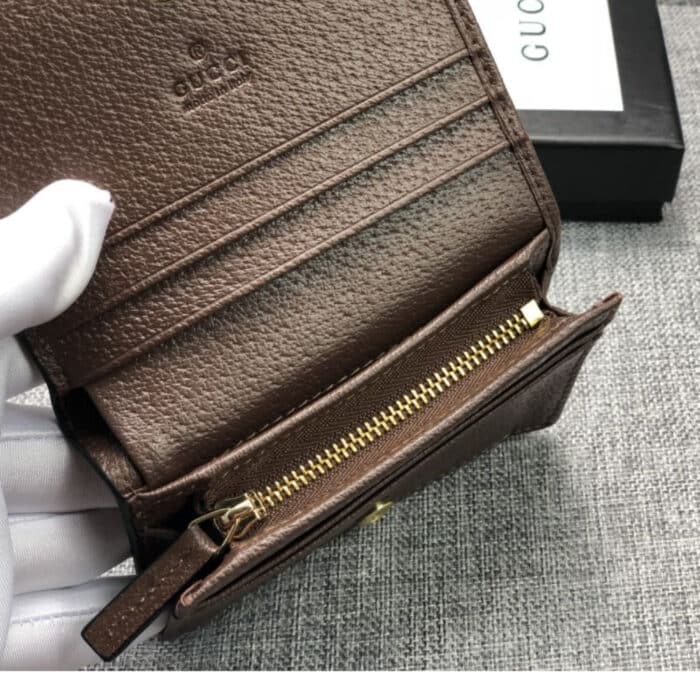 Gucci Ophidia Card Case Wallet Brown 11cm 523155 96IWG 8745 - Image 3