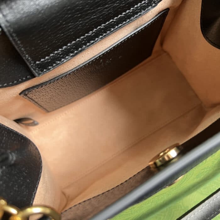 Gucci Diana Tote Bag Black 20cm 702732 U3ZDT 1073 - Image 6