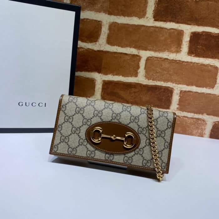 Gucci Horsebit 1955 Wallet Brown 19cm 621892 92TCG 8563 - Image 2