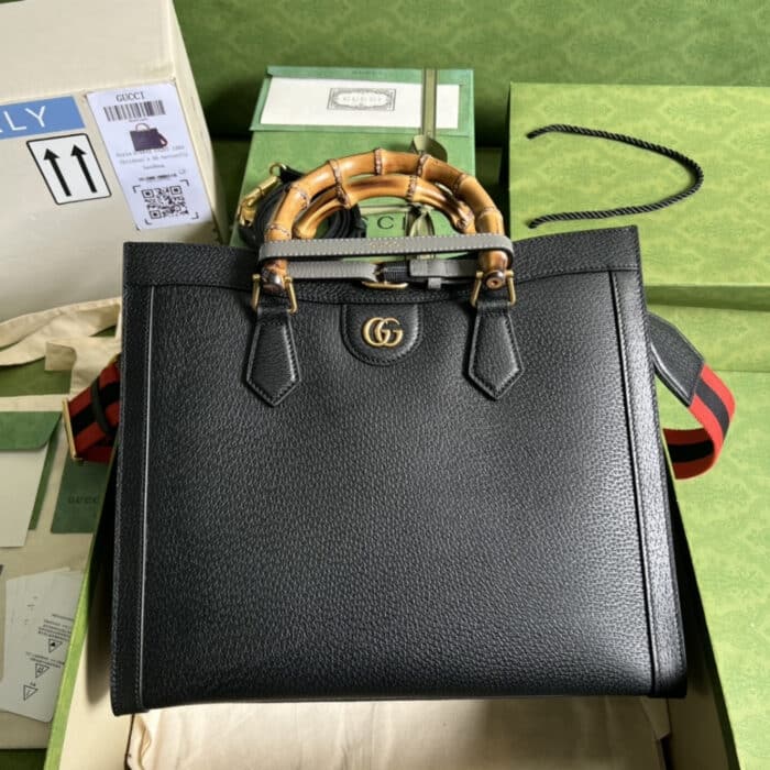 Gucci Diana Tote Bag Black 35cm ‎‎678842 U3ZDT 1073 - Image 2