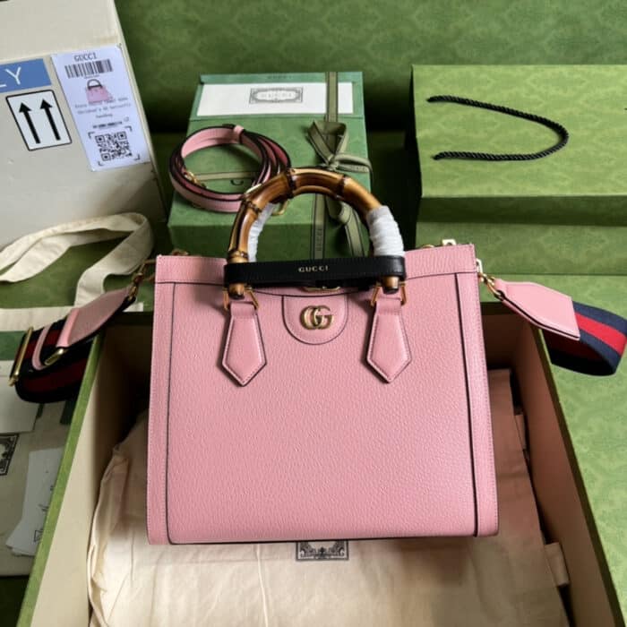 Gucci Diana Tote Bag Pink 27cm 702721 LAADZ 5941 - Image 2