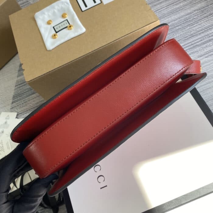 Gucci Horsebit 1955 Bag Red 25cm 602204 1DB0G 6638 - Image 4