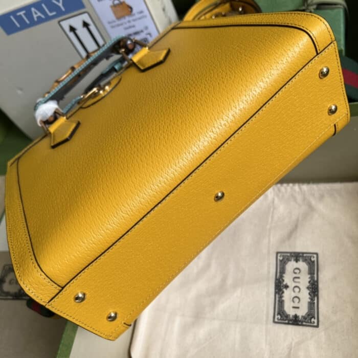 Gucci Diana Tote Bag Yellow 27cm 702721 U3ZDT 7480 - Image 4