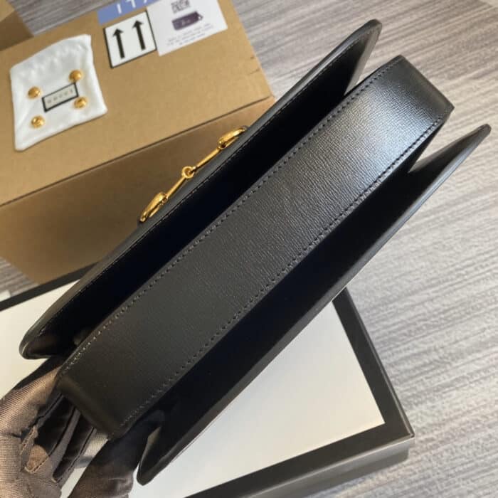Gucci Horsebit 1955 Bag Black 25cm 602204 1DB0G 1000 - Image 5