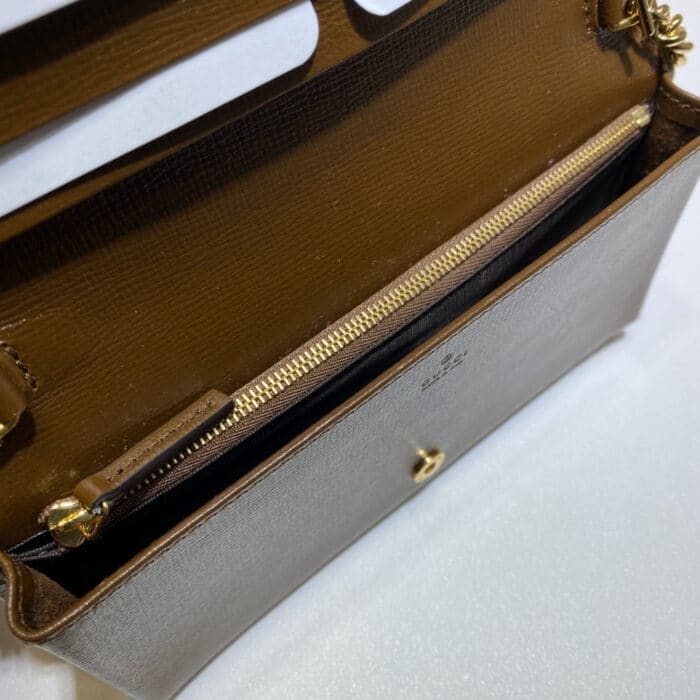 Gucci Horsebit 1955 Wallet Brown 19cm 621892 92TCG 8563 - Image 6