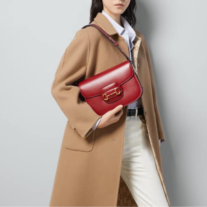 Gucci Horsebit 1955 Bag Red 25cm 602204 1DB0G 6638 - Image 7