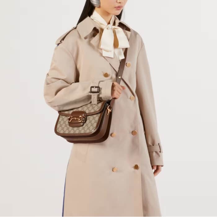 Gucci Horsebit 1955 Bag Beige Brown 25cm 602204 92TCG 8563 - Image 6