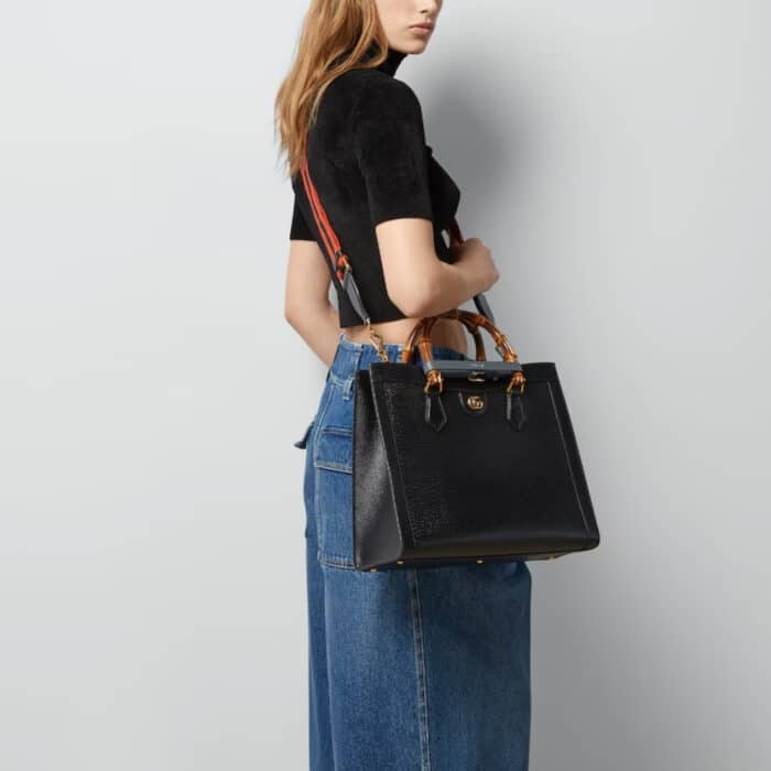 Gucci Diana Tote Bag Black 35cm ‎‎678842 U3ZDT 1073 - Image 7
