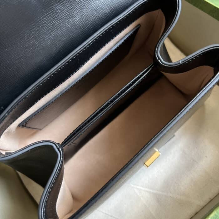 Gucci Horsebit 1955 Bag 22cm Black 703848 AAA7G 1000 - Image 7