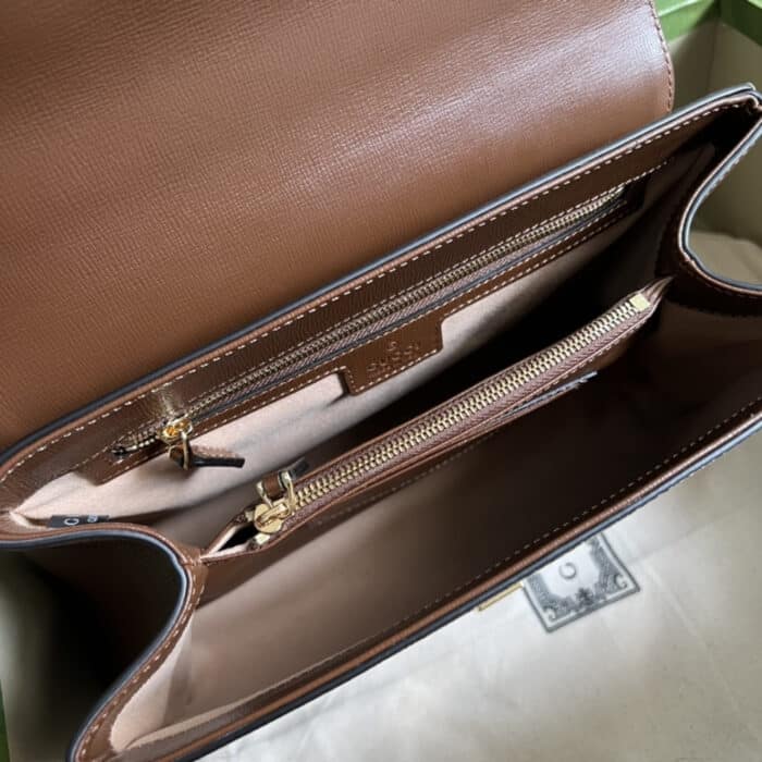 Gucci Horsebit 1955 Bag Ebony Brown 29cm 702049 9AAAJ 8563 - Image 7